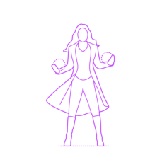 Pop Culture Marvel Comics Scarlet Witch Vinyl Svg File, Free Vectors File